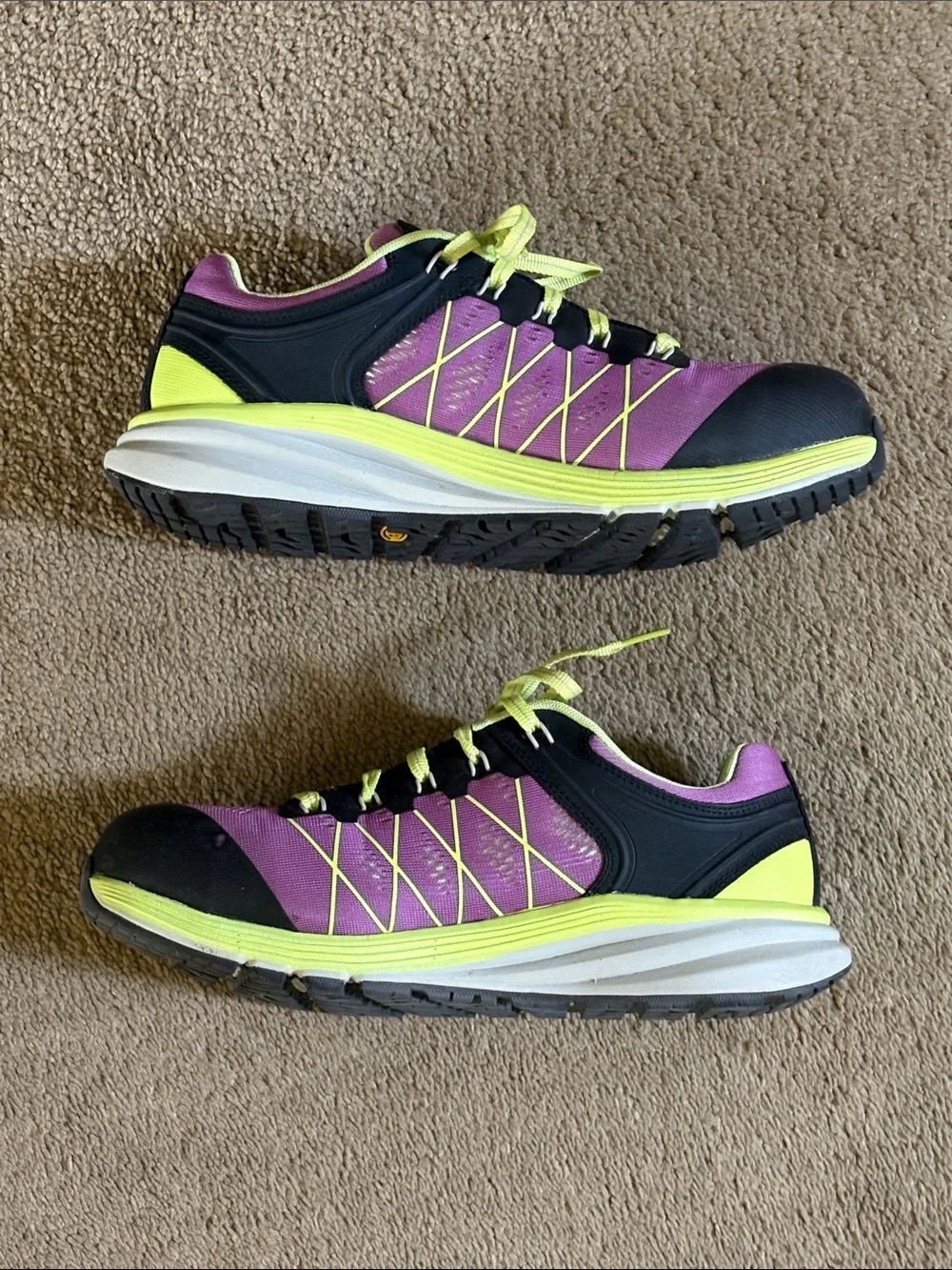 Keen Women's Purple & Neon Yellow Athletic Shoes